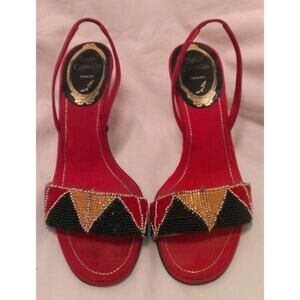 Womens Rene Caovilla 100% Authentic Embellished Pumps US 5.5, Euro 35.5